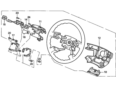 Acura Legend Steering Wheel - 78510-SP0-A81ZB