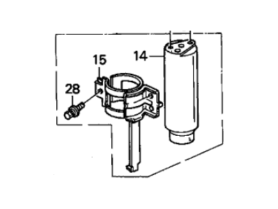 Acura 80350-SP0-003 Receiver Assembly