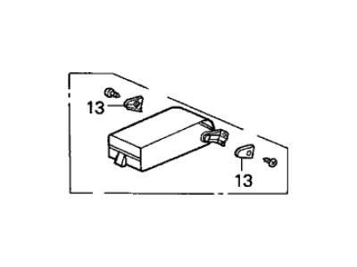 Acura 82180-SP0-A41ZB Center Armrest Assembly (Grace Beige)