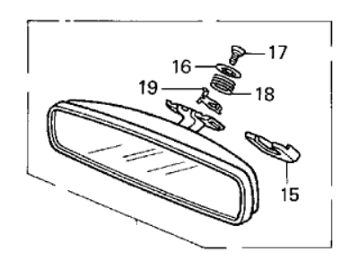 1993 Acura Legend Mirror - 76400-SP0-A01ZA