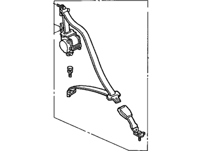 1995 Acura Legend Seat Belt - 04828-SP0-A00ZC