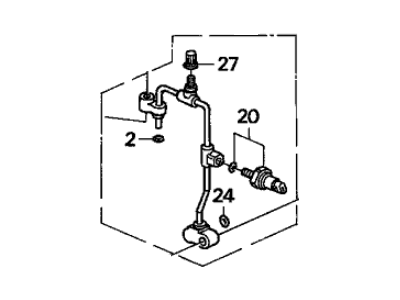 Acura 80331-SP0-023 Condenser Pipe