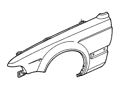 Acura 74151-SP0-000 Left Front Fender Panel (Inner)