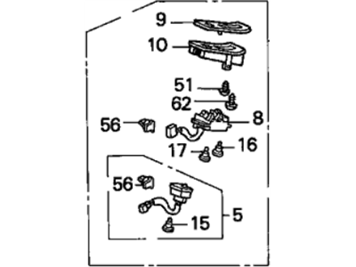 Acura Legend Window Switch - 35750-SP0-A21