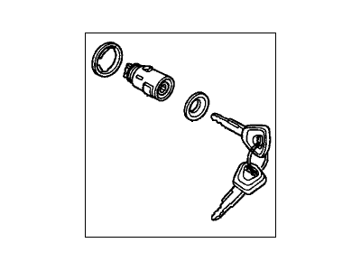 Acura Legend Door Lock Cylinder - 72146-SP0-A01