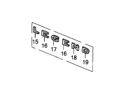 Acura 75722-SP0-900