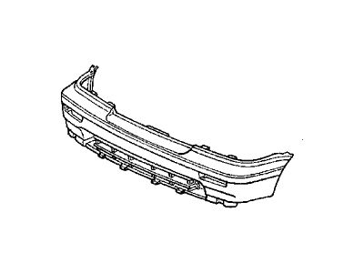 Acura 71191-SP0-003 Slider, Right Front Bumper