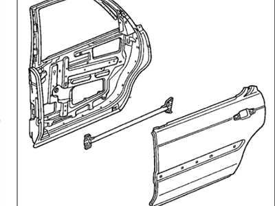 1991 Acura Legend Door Hinge - 67960-SP0-003ZZ