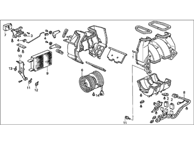 Acura Legend Blower Motor - 79300-SP0-A01