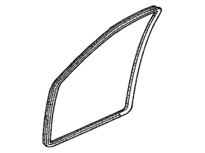 Acura 72355-SP0-003ZE Seal, Left Front Door Opening (Excel Charcoal)