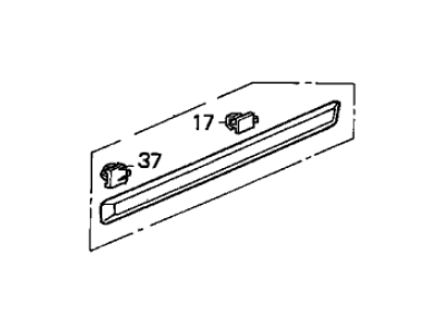 1992 Acura Legend Door Moldings - 75323-SP0-A01