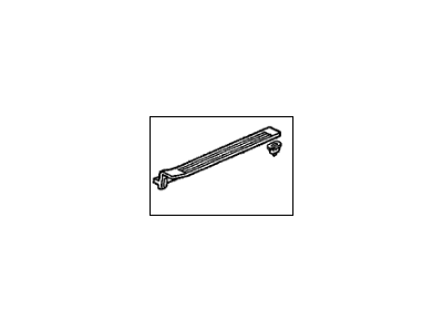 Acura 84252-SP0-003ZA Garnish, Left Front Side (Lower) (Graphite Black)