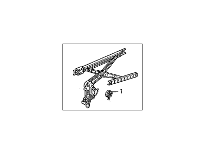 Acura 72711-SP0-003 Right Rear Door Power Regulator