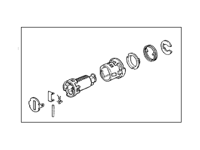 Acura 06725-SP0-405 Cylinder Kit, Driver Side Door (Service)