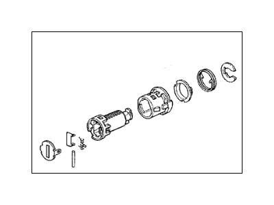 Acura 06721-SP0-405 Cylinder Kit, Passenger Side Door (Service)