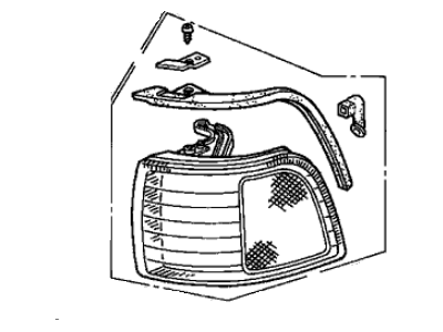 Acura 34301-SP0-A01 Lens, Passenger Side