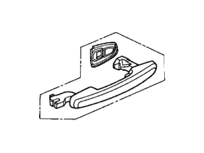 1991 Acura Legend Door Handle - 72188-SP0-A11ZE