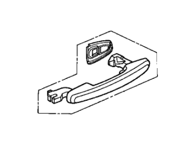 1995 Acura Legend Door Handle - 72188-SP0-A11YB