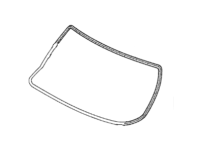 Acura 73225-SP0-003 Rear Windshield Dam Rubber