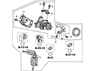 2007 Acura TL Transmitter - 35119-SEP-306