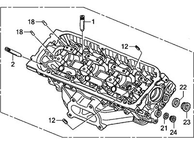 2006 Acura RL Cylinder Head - 12300-RJA-810