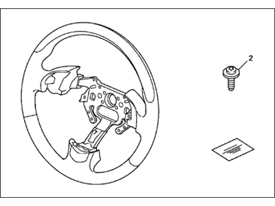 Acura 08U97-SEP-211C Steering Wheel (Wood Trim)