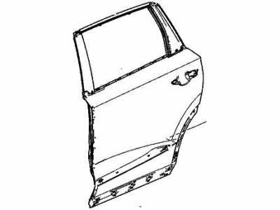 Acura 67550-TYA-A11ZZ Panel Component, Left Rear D