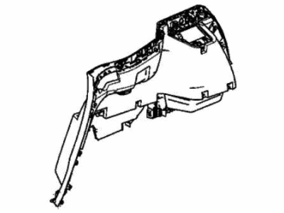 Acura 84665-TYC-A12ZA Assembly Driver Side (Deep Black)