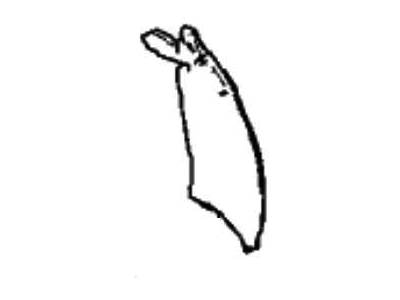 Acura 74290-TYA-A00 Partition Pad Left, Front