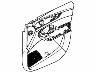 Acura Door Trim Panel - 83501-TYA-A11ZK