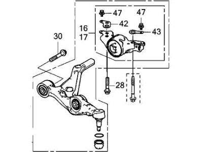 Acura MDX Control Arm - 51360-TYA-A05