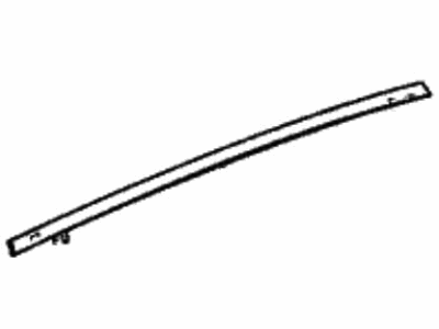Acura 72925-TYA-A11 Molding, Rear Right Door Sash