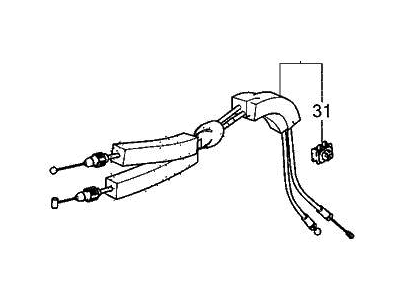 2024 Acura MDX Door Latch Cable - 72134-TYA-A01
