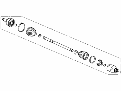 Acura MDX Axle Shaft - 44305-TYA-A02