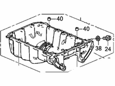 Acura MDX Oil Pan - 11200-61A-A00