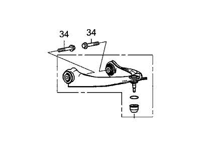 Acura MDX Control Arm - 51520-TYA-A01