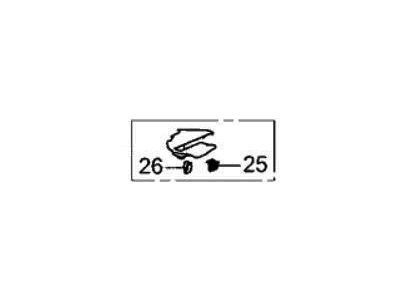 Acura 84265-TYA-A01ZA Garnish Left, Rear (Deep Black)