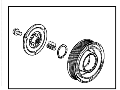 Acura MDX A/C Clutch - 38900-61A-A01