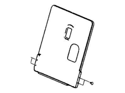 Acura 82529-TZ5-A01ZF Left Rear Cover (Deep Black)