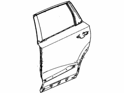 Acura 67510-TYA-A11ZZ Panel Component, Right Rear D