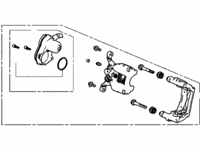 Acura MDX Brake Caliper - 43018-TYA-A00