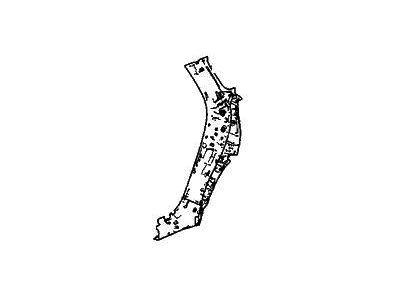Acura 63710-TYA-305ZZ Stiffener Component Left, Quarter