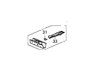 Acura 65740-TYA-305ZZ Cross Member Component D, Rear Floor