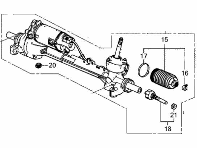 Acura MDX Rack And Pinion - 53620-TYA-A22