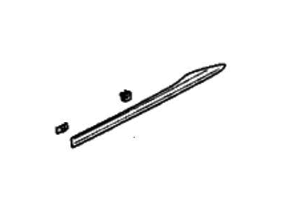 2024 Acura MDX Door Moldings - 72852-TYA-A11
