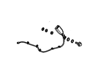 Acura 04813-TYA-A00ZA Buckle Set Right (Deep Black)