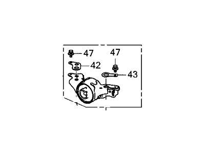 Acura Control Arm Bracket - 51395-TYA-A01