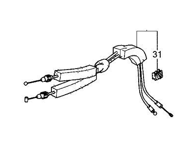 2024 Acura MDX Door Latch Cable - 72174-TYA-A01