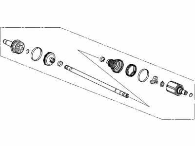 Acura MDX Axle Shaft - 42310-TYA-A02