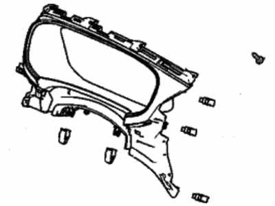 Acura 77201-TYA-A04 Panel, Meter Visor